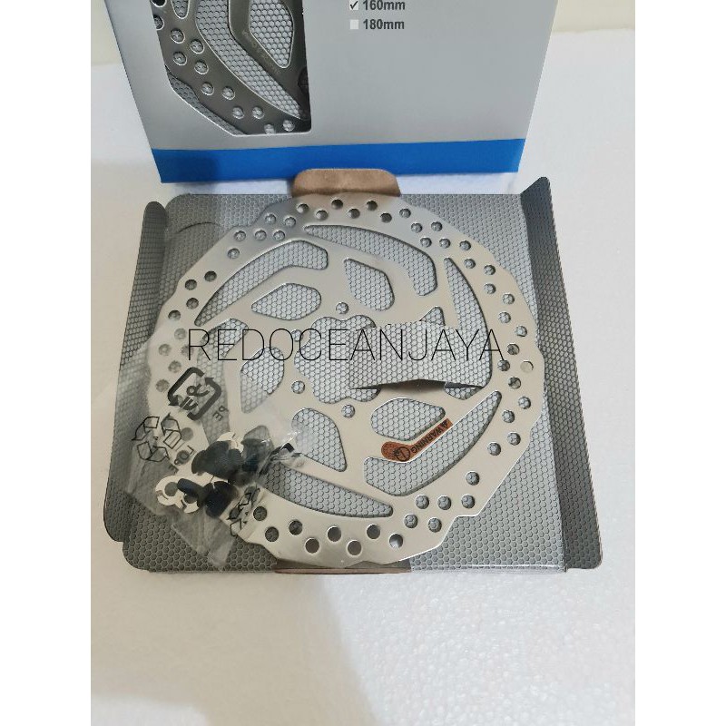 Jual shimano rotor rt26 160mm 6 bolt six bolt disc brake rotor 160 mm ...