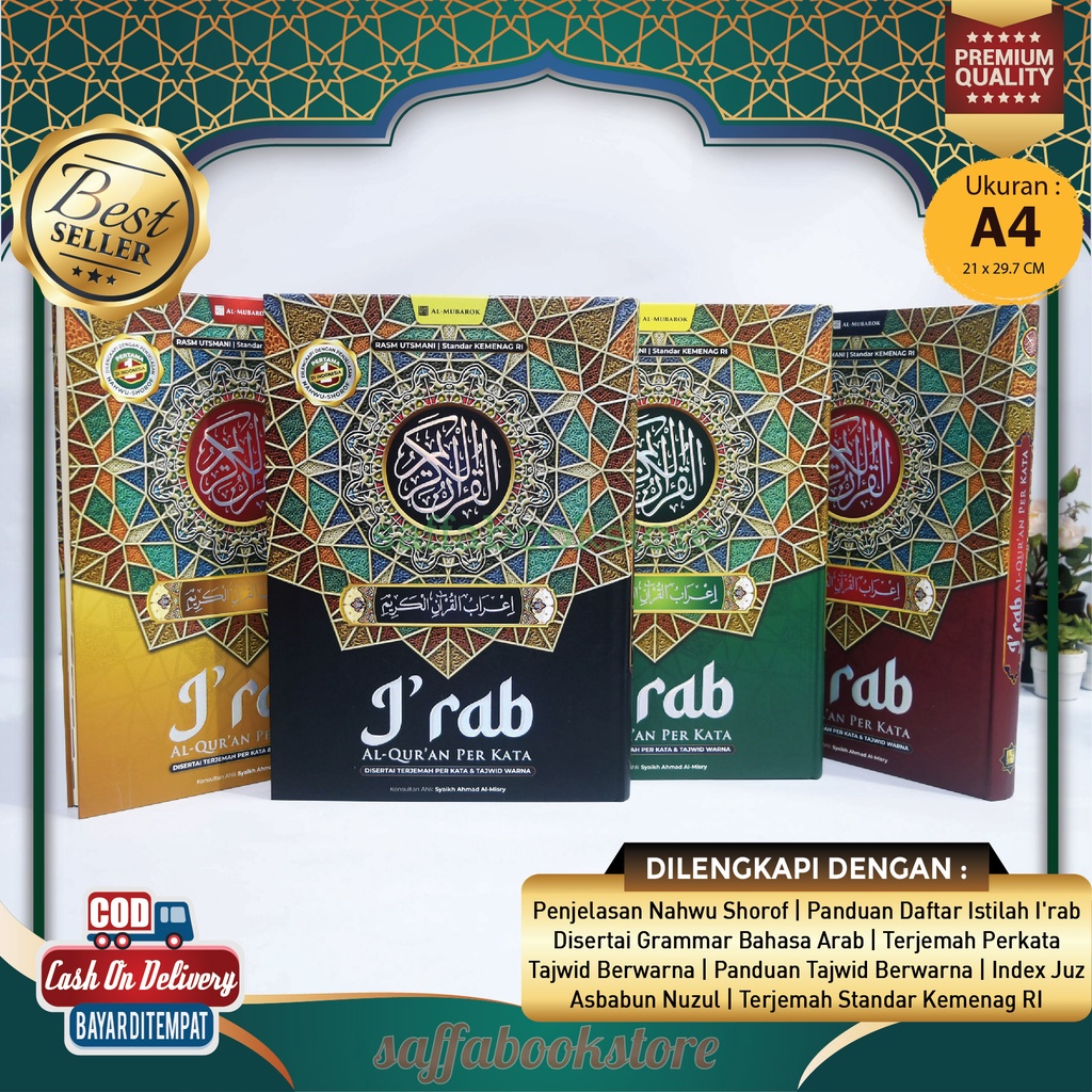 Jual Ready Stok Alquran Irab I rabul Quran Belajar Nahwu Al Quran I rab ...