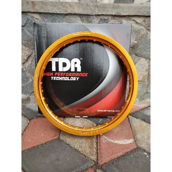 Jual VELG TDR WX RING 17 GOLD PELEK ALUMUNIUM ALLOY TDR RACING