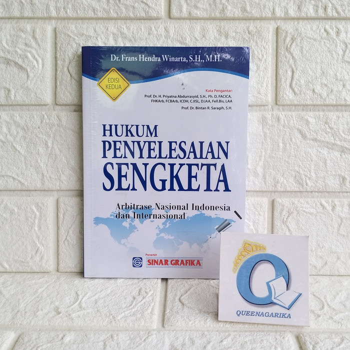 Jual Buku Hukum Penyelesaian Sengketa Arbitrase Nasional Indonesia Dan ...