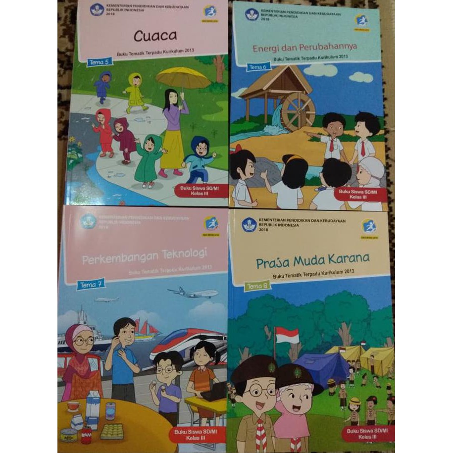 Jual Buku Sekolah - Paket Buku Tematik Kelas 3 Sd Tema 5 Sampai Tema 8 ...
