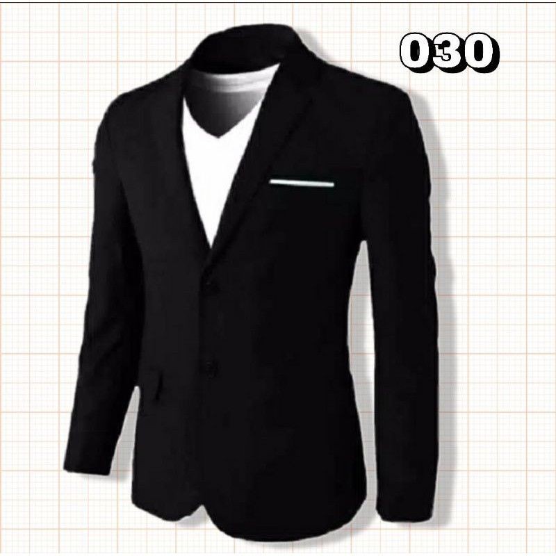 Jual jas pria formal jas slimfit 2 kancing | Shopee Indonesia