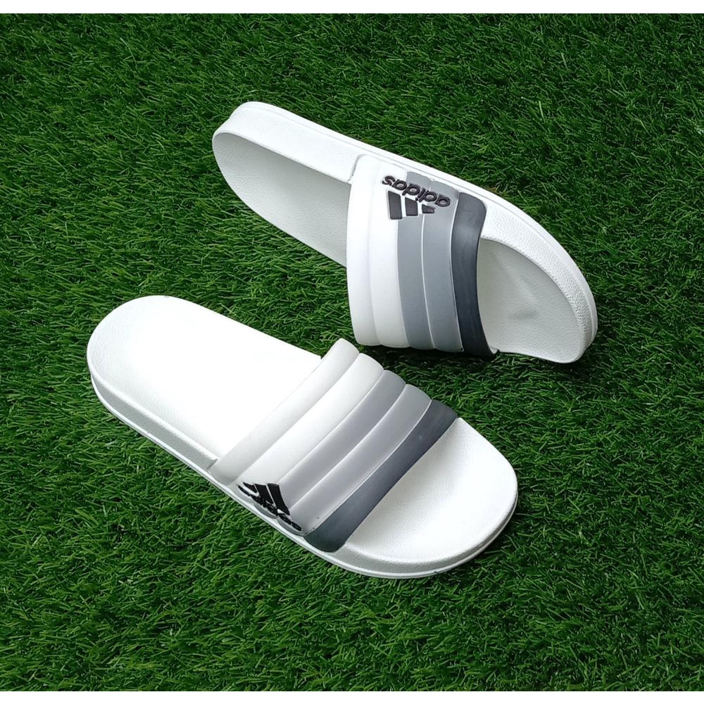 sandal adidas wanita pria sandal karet sandal slop sandal flat shoes sandal  slip on