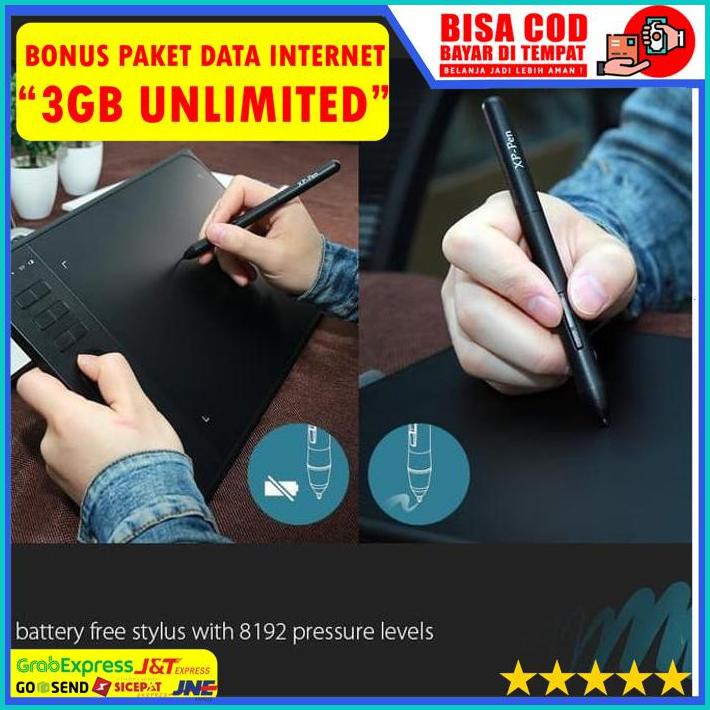 Jual BONUS XPPen Wireless Smart Pen Tablet with Passive Pen Star 06
