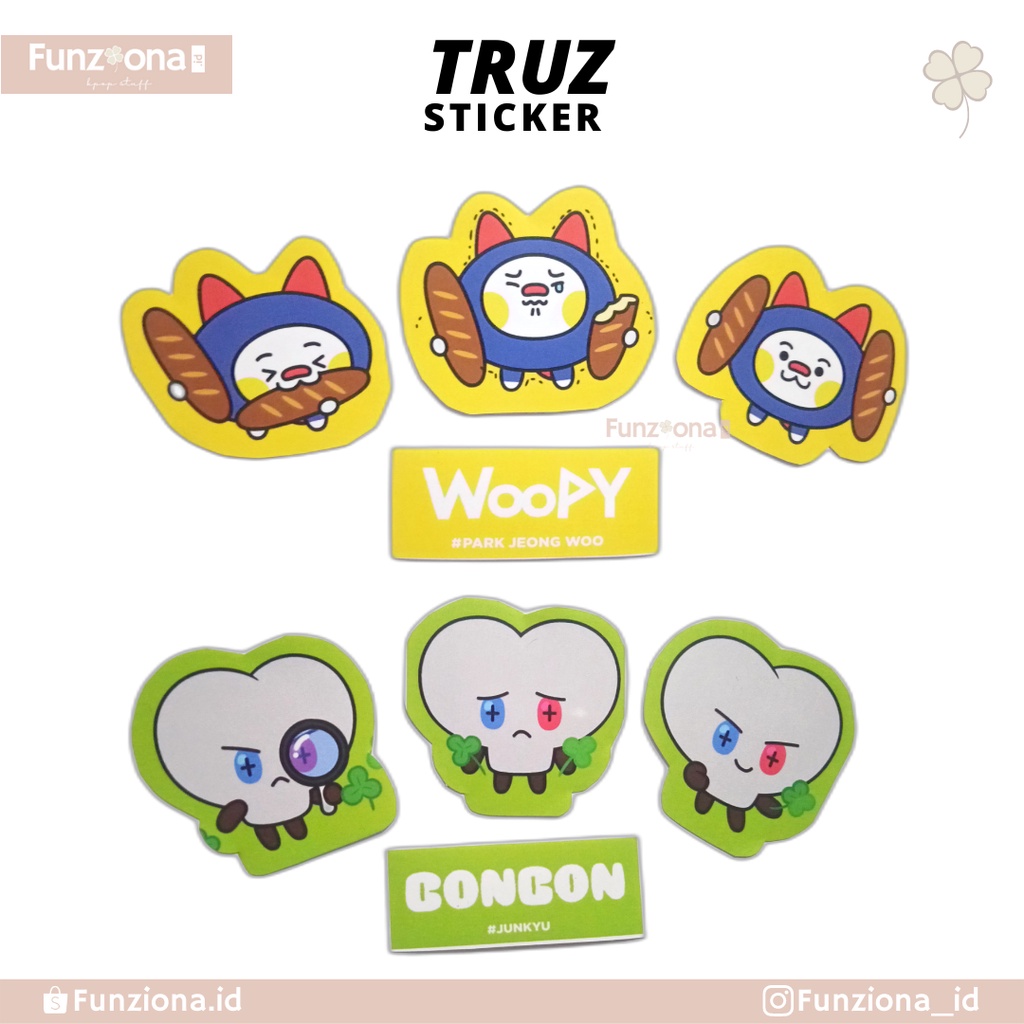 Jual TRUZ STICKER SET || STIKER TRUZ TREASURE | Shopee Indonesia