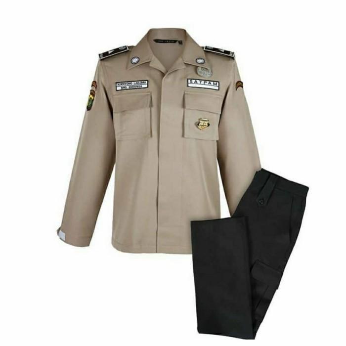 Jual Seragam Seragam Pdl Satpam Bahan Ripstok Crystal Model Jatah Polri ...