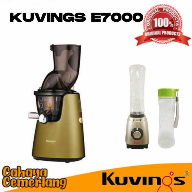 Jual KUVINGS SLOW JUICER E7000 MATT CHAMPAGNE GOLD E7000 + BLEND