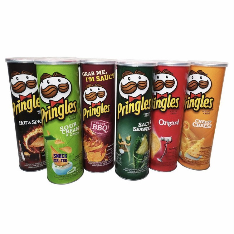 Jual Pringles Potato Crisps Original/Sour Cream&Onion/Cheesy Cheese ...