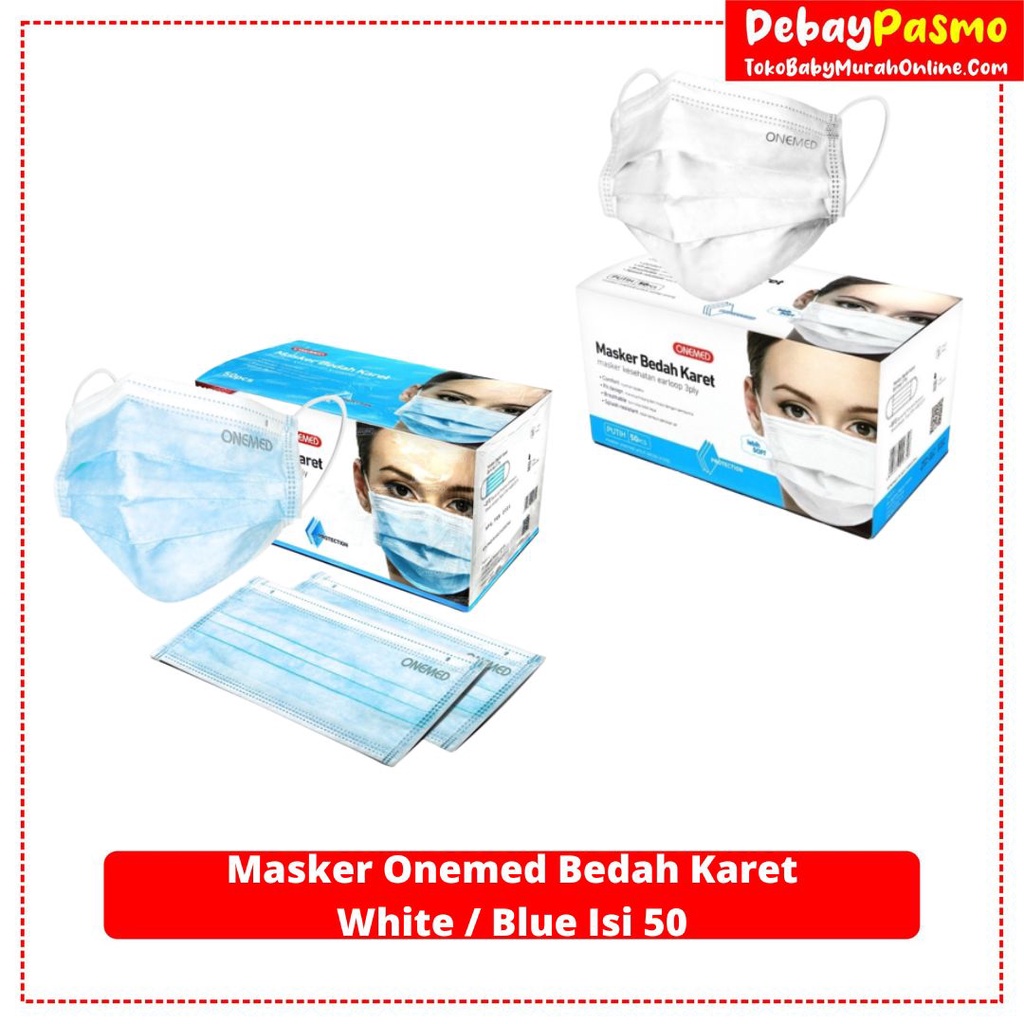 Jual Masker Earloop Bedah Onemed Medis Ply Isi Shopee Indonesia