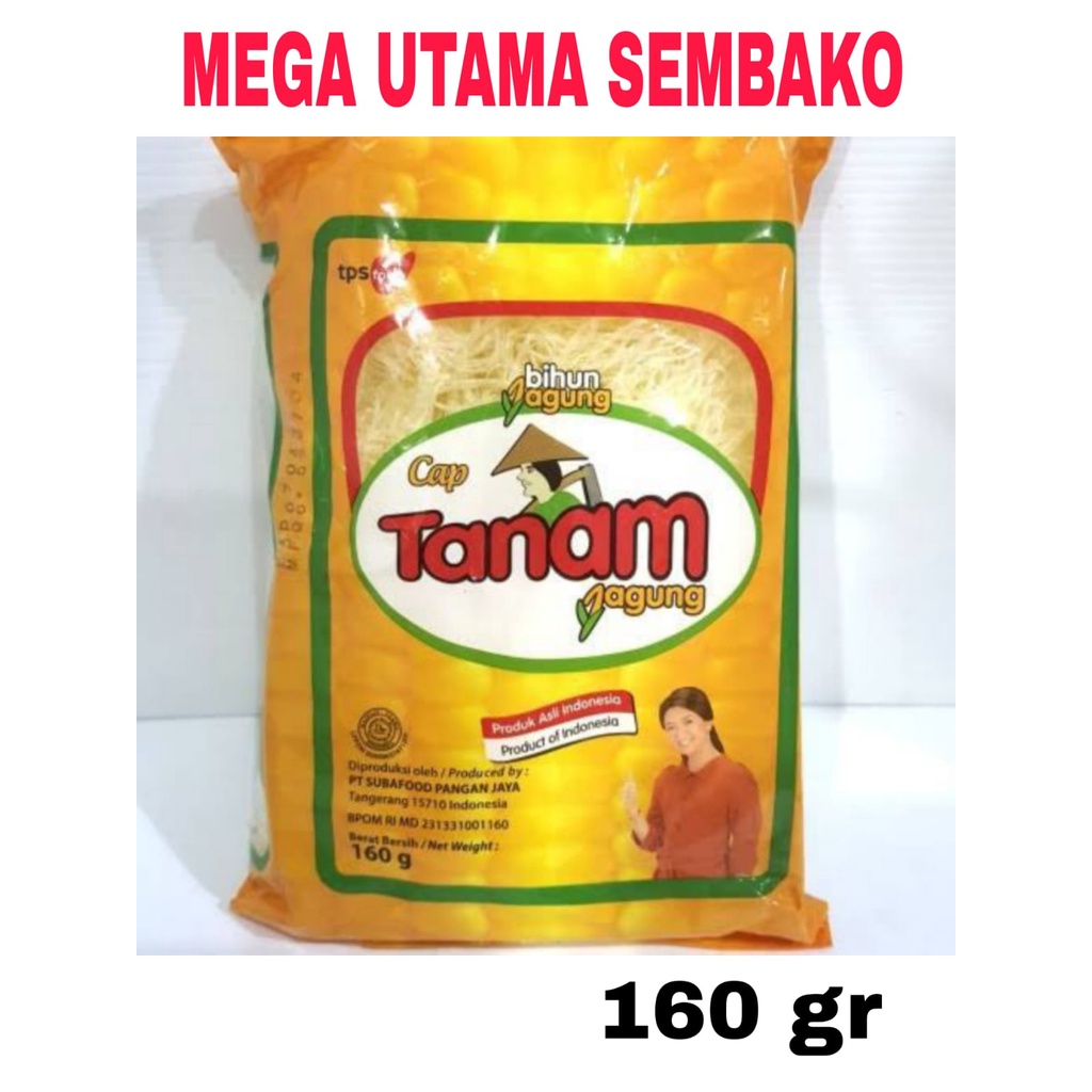 Jual Bihun Jagung Cap Tanam Jagung 160 Gr 320 Gr Shopee Indonesia