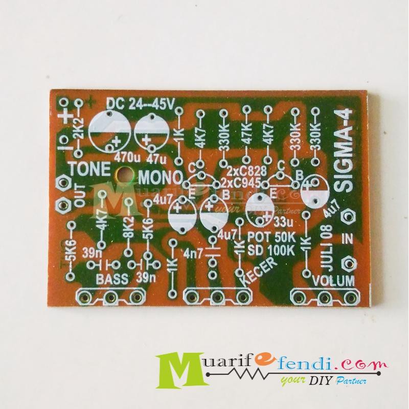 Jual PCB Tone control mono 2 transistor | Shopee Indonesia
