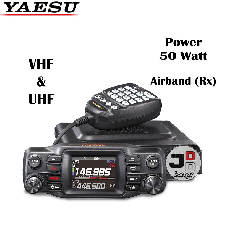 Jual RIG Yaesu FTM-200D Digital C4FM Dual Band Airband ORI FTM200D ...