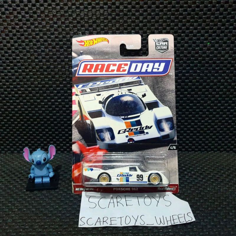 Jual Hot Wheels Porsche 962 Putih White Greddy Race Day | Shopee Indonesia