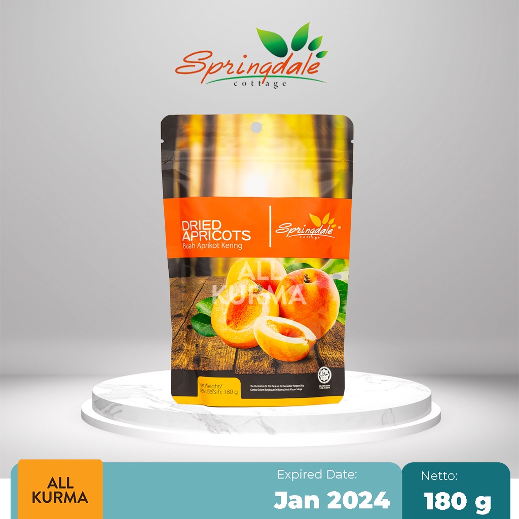 Jual Springdale Cottage Dried Apricot / Buah Kering Aprikot 180 Gram ...