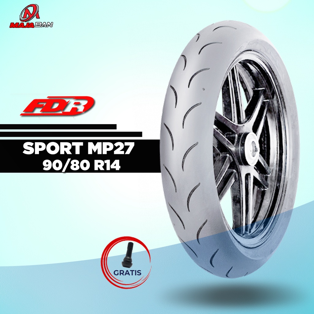 Jual Ban Motor Matic RACE COMPOUND // FDR SPORT MP27 90/80 Ring 14 ...
