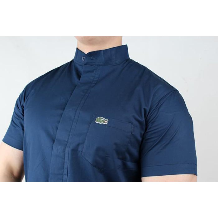 Jual Kemeja Lacoste Kerah Shanghai Impor Premium Turtle Neck Deluxe ...