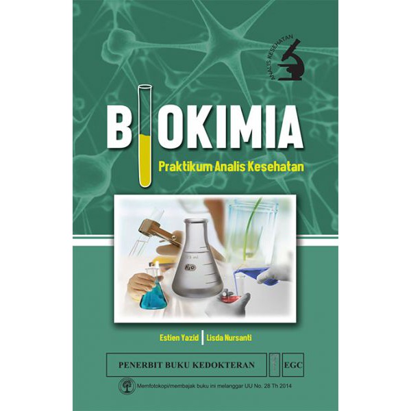 Jual Buku ORIGINAL - Buku Biokimia Praktikum Analis Kesehatan Estien ...