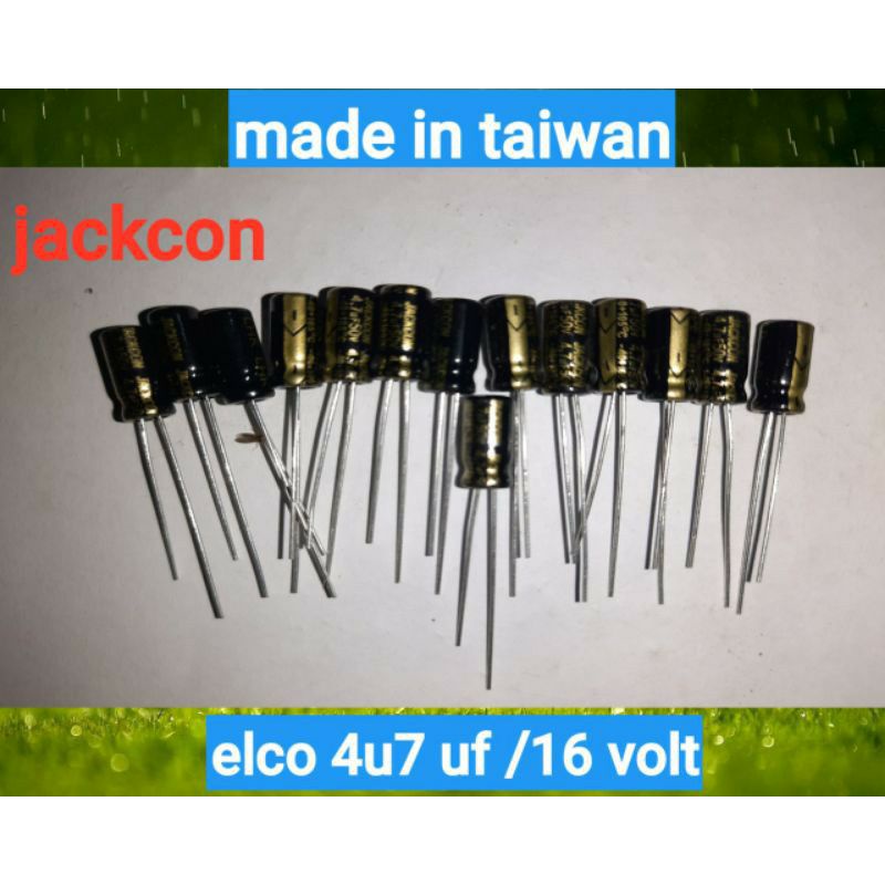 Jual Elco 4u7 50v Original harga per 10pcs | Shopee Indonesia
