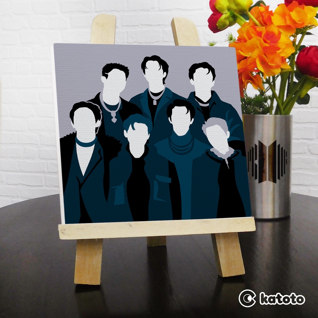 Jual BTS PAINT BY NUMBER KIT PROFF RM JIN SUGA JHOPE JIMIN V JUNG KOOK