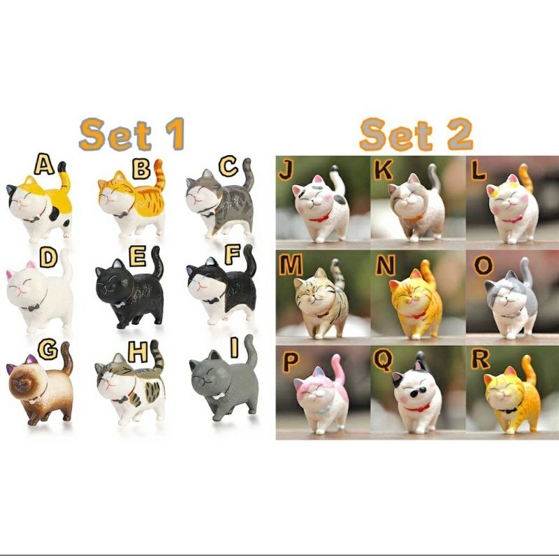 Jual MINIATUR KUCING figurin kucing CAT LOVERS | Shopee Indonesia