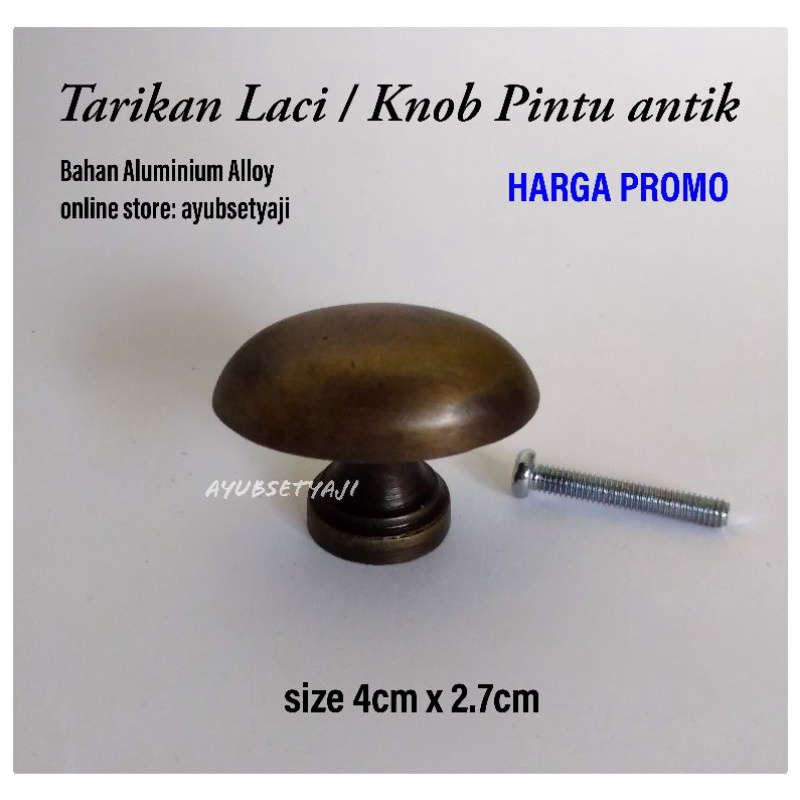 Jual Handle Pintu Lemari Knob Oval Antik Tarikan Pintu Klasik Hendel