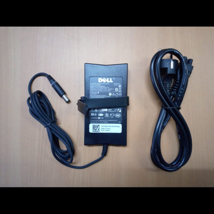 Dell Slim AC Adapter Charger With Rubber Strap Belt Wrap - Compatible With PA-2E, PA-3E, PA-4E Models