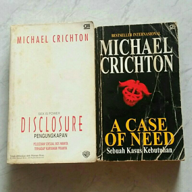 Jual Novel Michael Crichton - Original | Shopee Indonesia