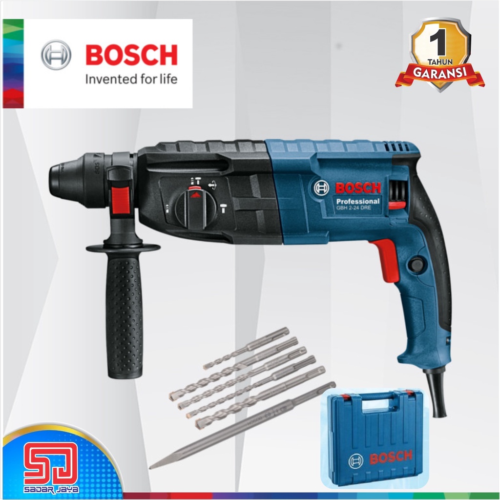 Jual Bosch GBH 2-24 DRE Bor Beton Listrik Besar Impact Drill Heavy Duty ...