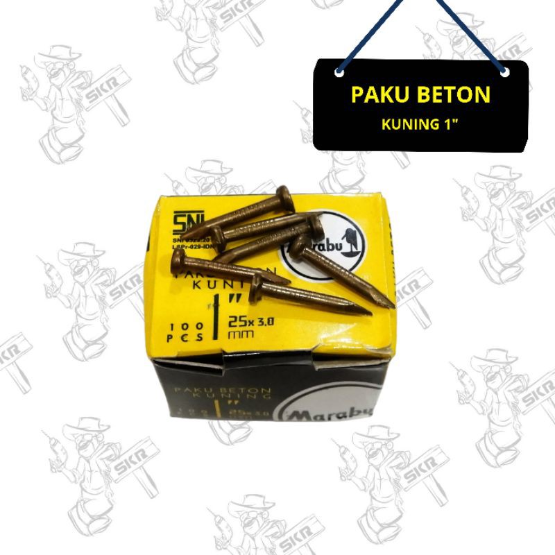 Jual paku beton kuning 1