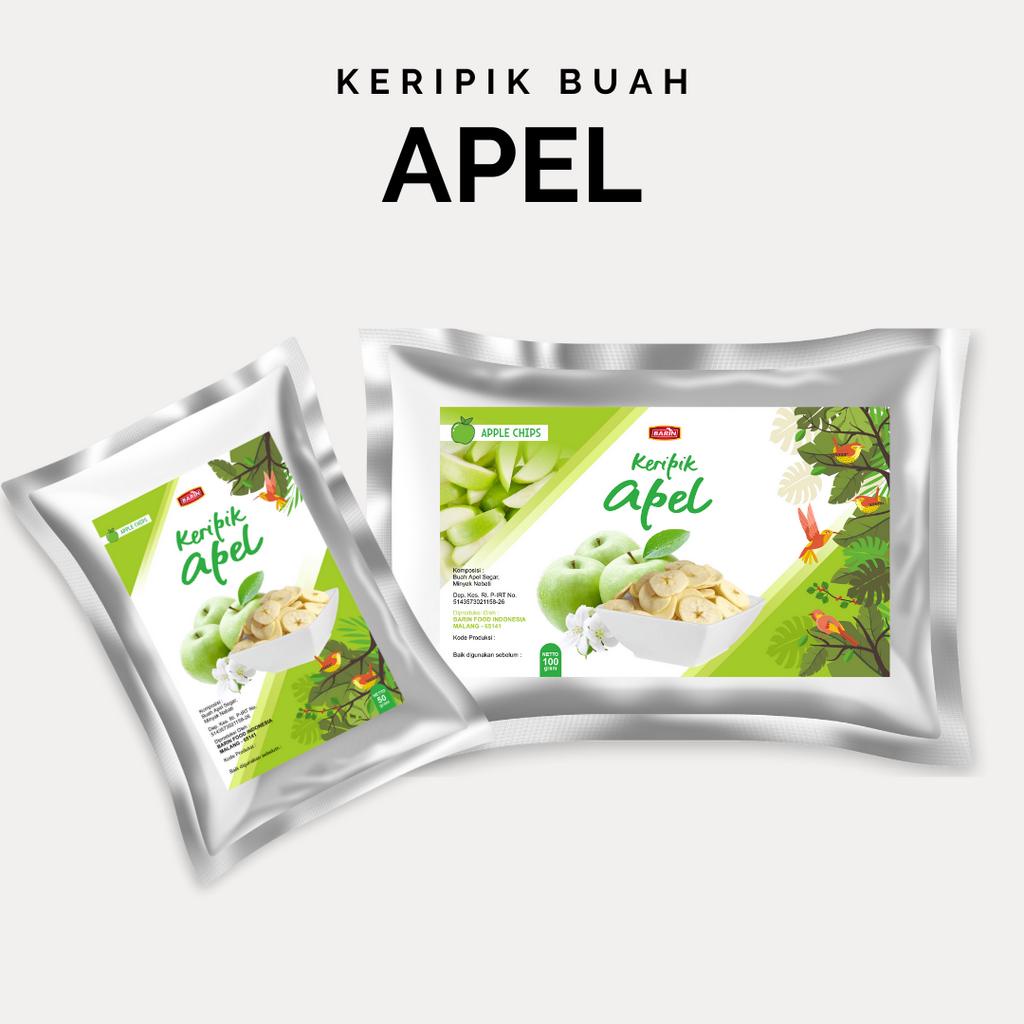 Jual Keripik Apel Malang Kripik Apel Khas Malang 100 Dan 50 Gr Barin