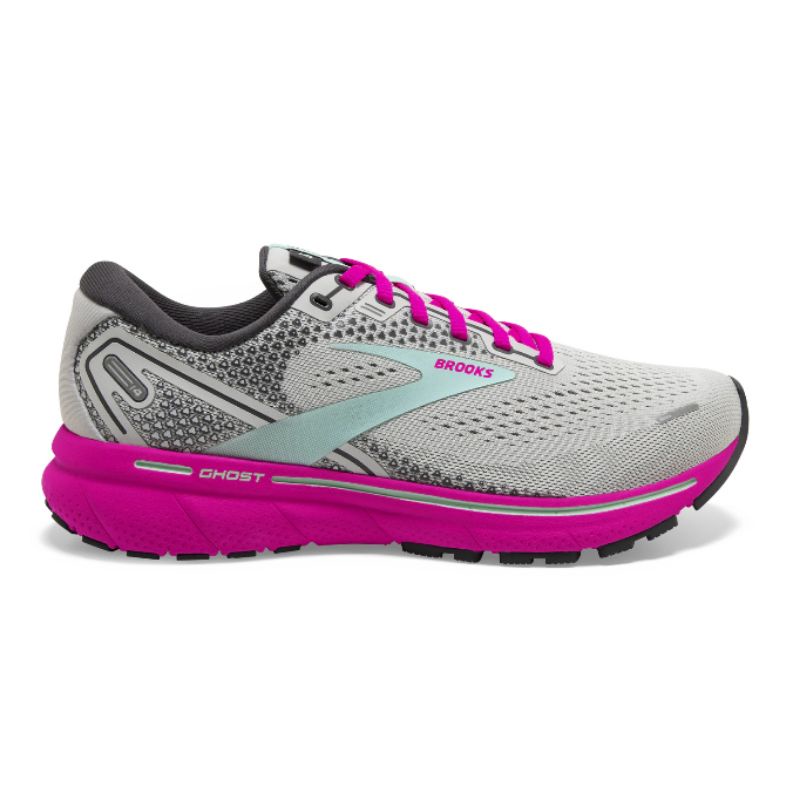 Jual Brooks Ghost 14 Womens Road Running Shoes Oyster Yucca Pink Shopee Indonesia