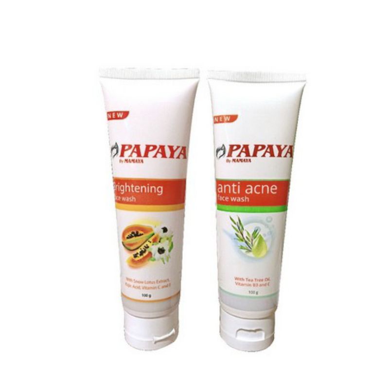 Jual PAPAYA BY MAMAYA FACE WASH | Brightening / Anti Acne Facial Foam ...