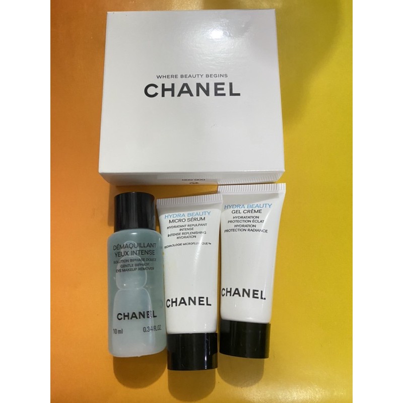chanel travel size skin care set