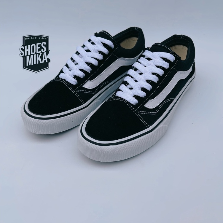 Jual Sepatu Vans Oldskool Black White Premium | Shopee Indonesia