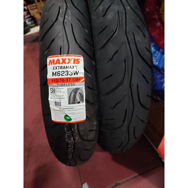 Jual Ban Maxxis Extramax 110/70-17 Tubles FREE PENTIL & WRAPPING ...