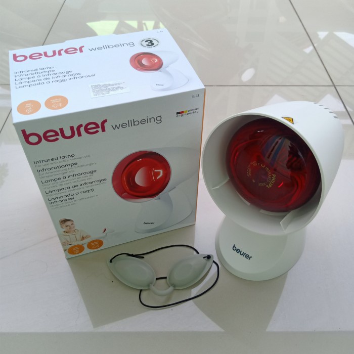 Jual Lampu Terapi Infrared Beurer IL11 Bohlam Infrared Philips 100 Watt ...