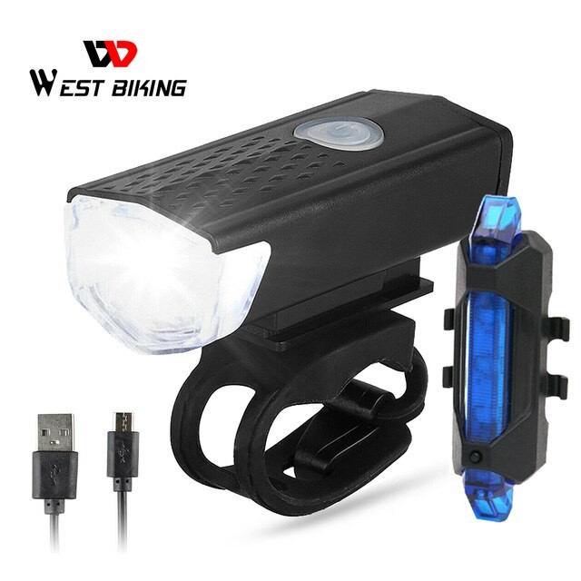 Jual [♥E69/] YGRETTE LAMPU SEPEDA USB Rechargeable depan