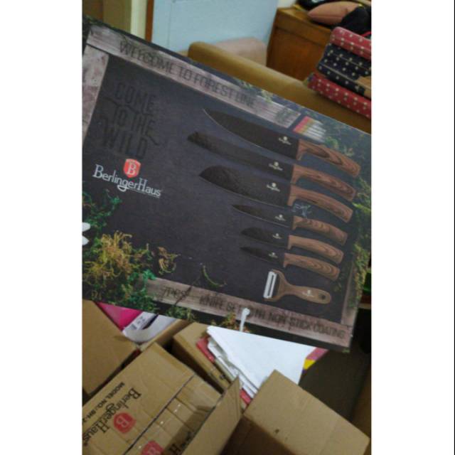Jual Knife set berlinger haus 7 pcs | Shopee Indonesia