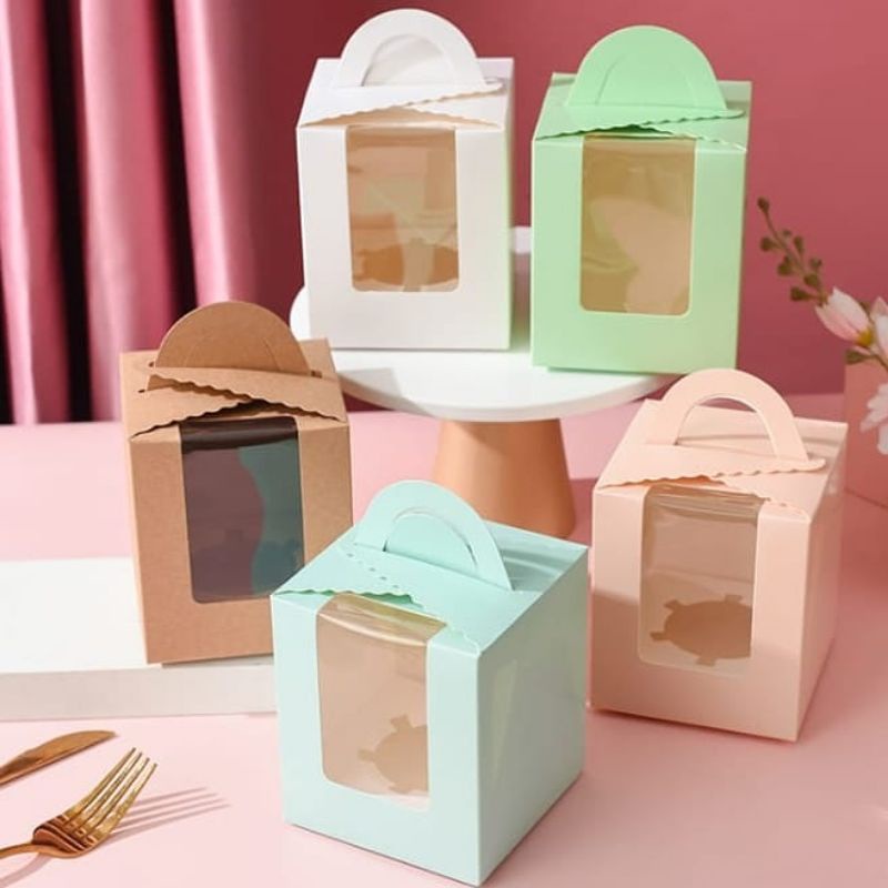 Jual KK7 Kotak Cupcake isi 1/Box Kue Cupcake Shopee Indonesia