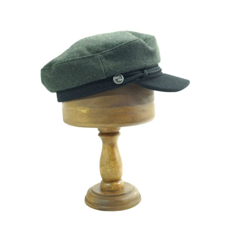 Jual Tuckwoll - Topi Fiddler hat/cap Green & Black (two tones) | Shopee ...