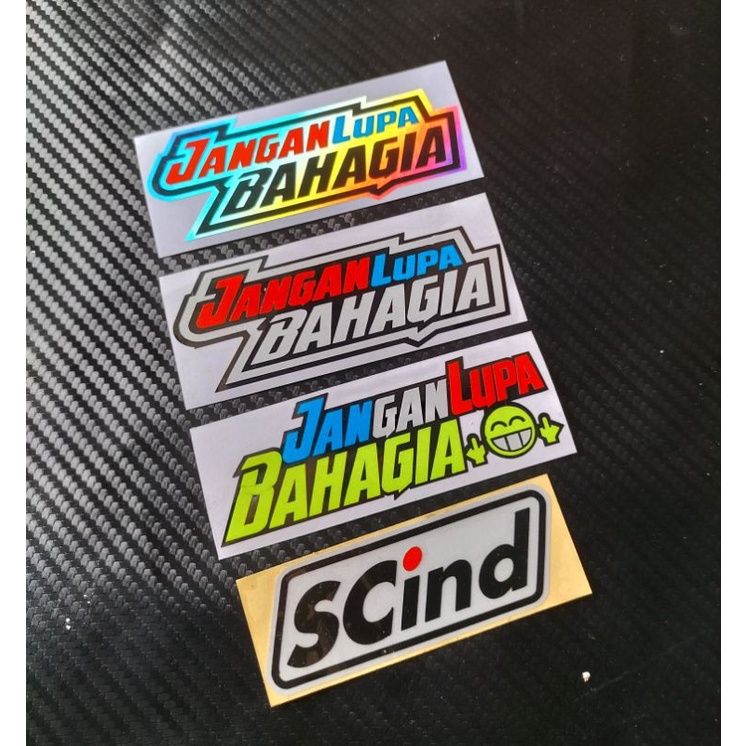 Jual Stiker Cutting Kata Kata Jangan Lupa Bahagia Shopee Indonesia