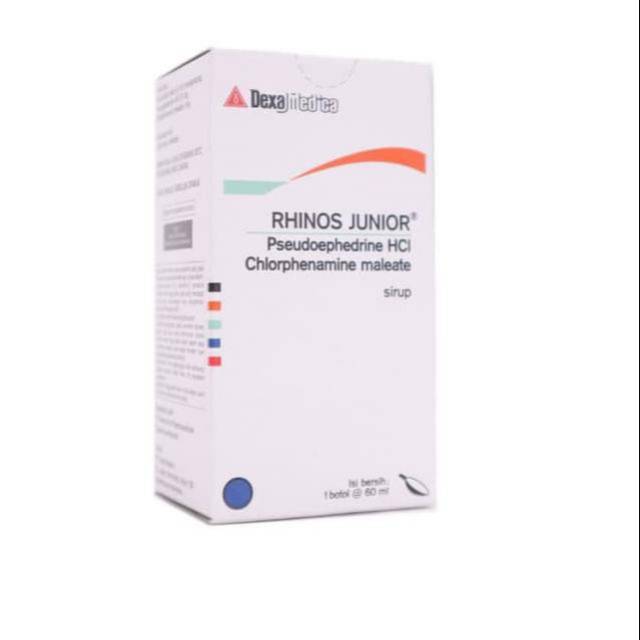 Jual OBAT PILEK ANAK ANAK RHINOS JUNIOR SIRUP 60ML Shopee Indonesia