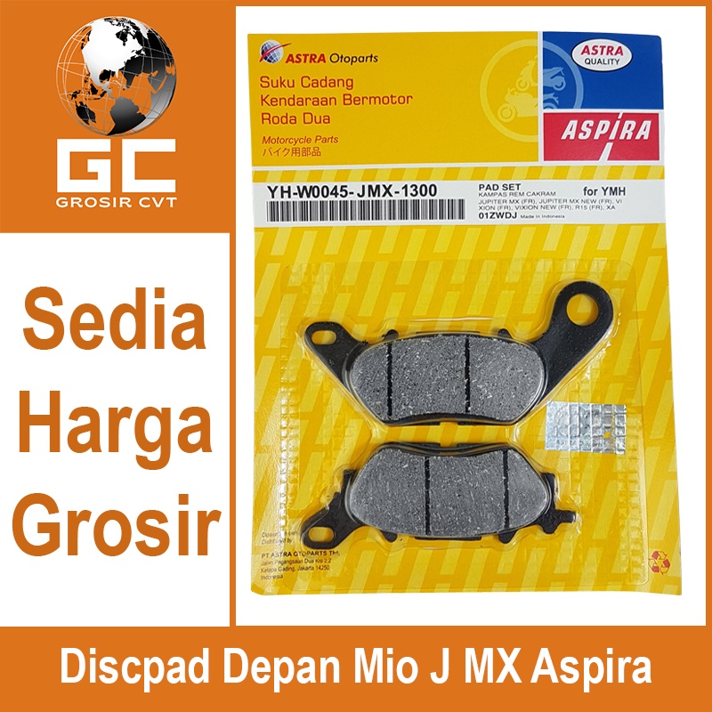 Jual Aspira Kampas Rem Discpad Depan Yamaha Jupiter Mx New Vixion New R Yh W Jmx