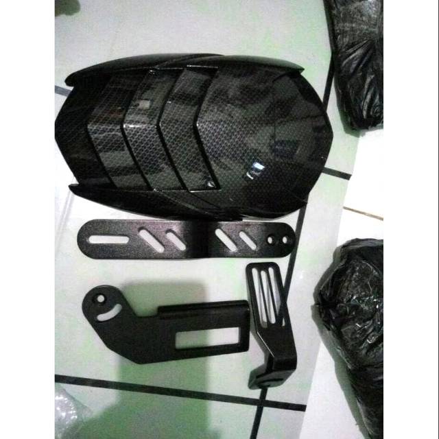 Jual MUDGUARD SHARK NEMO CARBON KARBON UNIVERSAL / MUD GUARD PELINDUNG