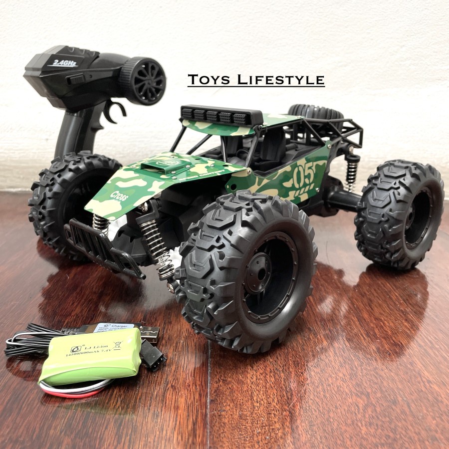 Jual Remote Control Mobil Monster Army Rock Crawler RC Besar | Shopee ...