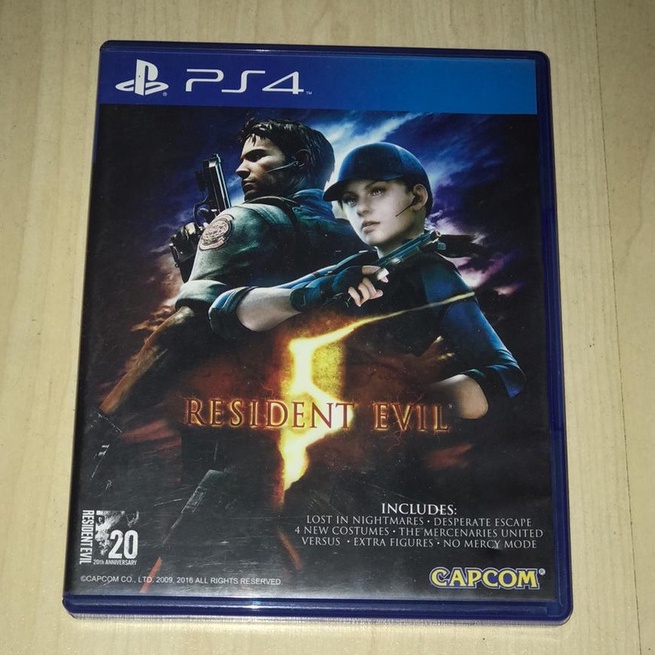 Jual [ps4] Resident Evil 5 Region 3 English Re5 Re Bd Kaset Ps 4 Cd