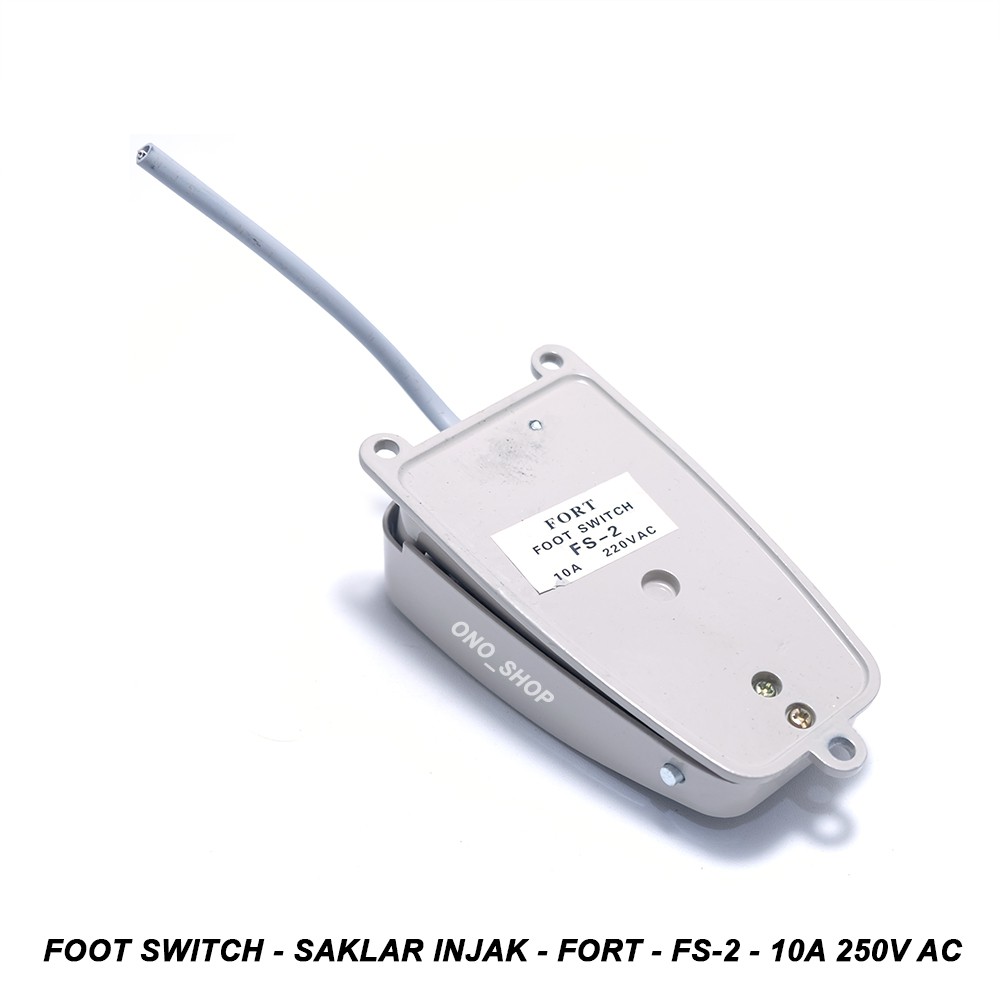 Jual Foot Switch - Saklar Injak - FORT - FS-2 - 10A 220V AC | Shopee ...