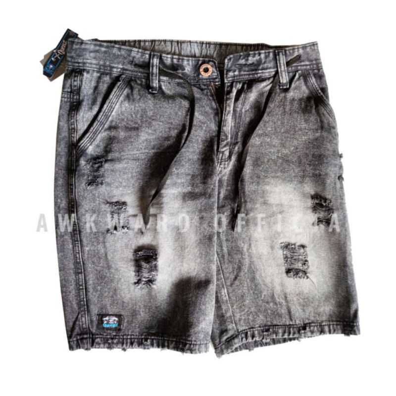 Jual SHORT PANTS Celana jeans levi pendek pria cowok sobek robek ripped ...