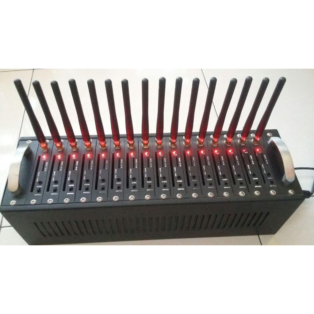 Jual Modem Pool LEKA 16 Port QP-169 Like New | Shopee Indonesia
