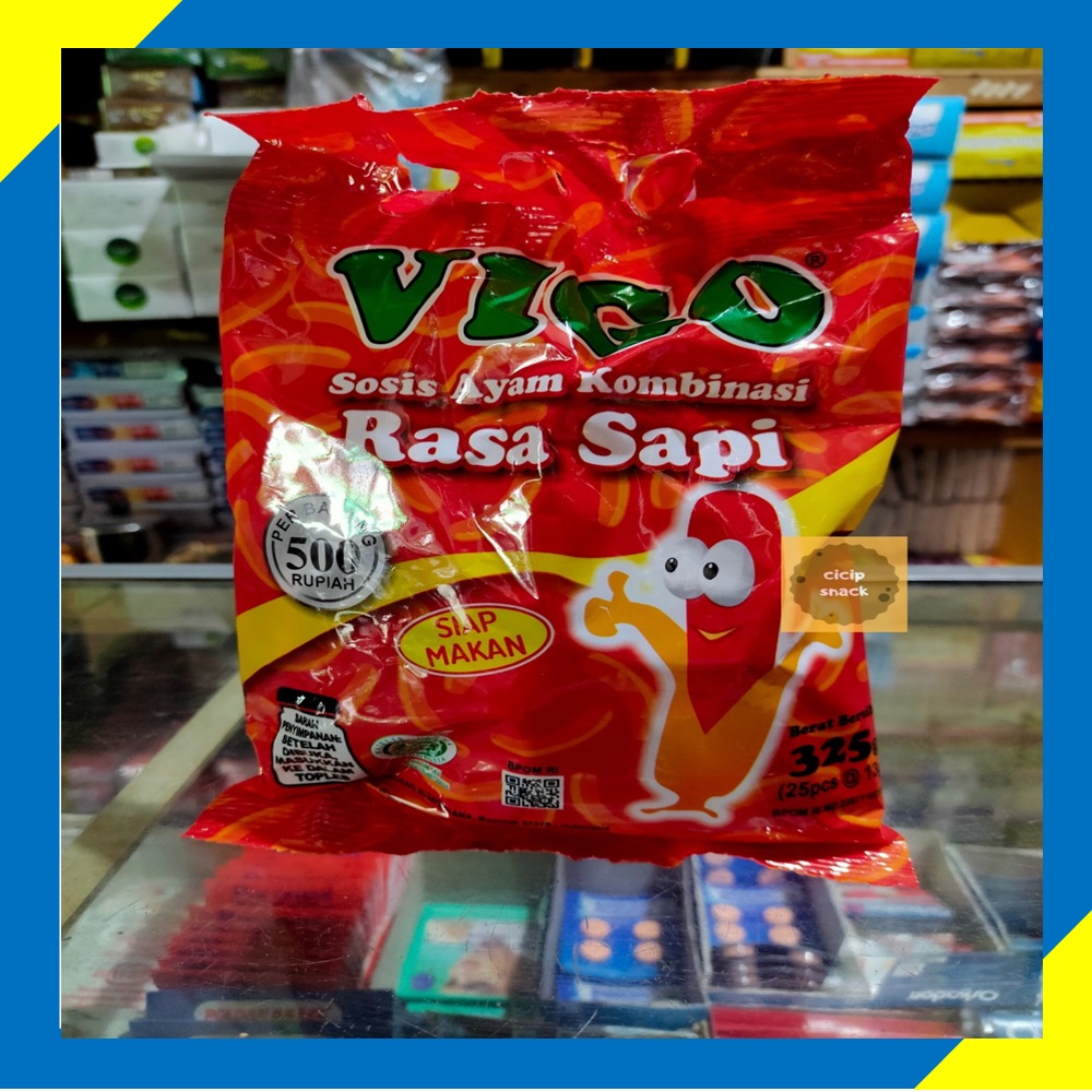 Jual Sosis Vigo Siap Makan - Sosis Ayam Kombinasi Rasa Sapi | Shopee ...